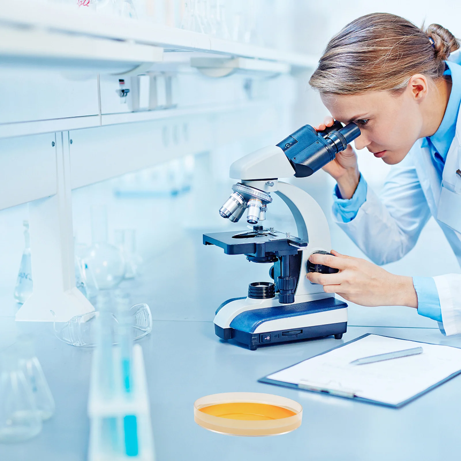 10 шт. тарелка с питательным агаром тарелки для культивирования тканей