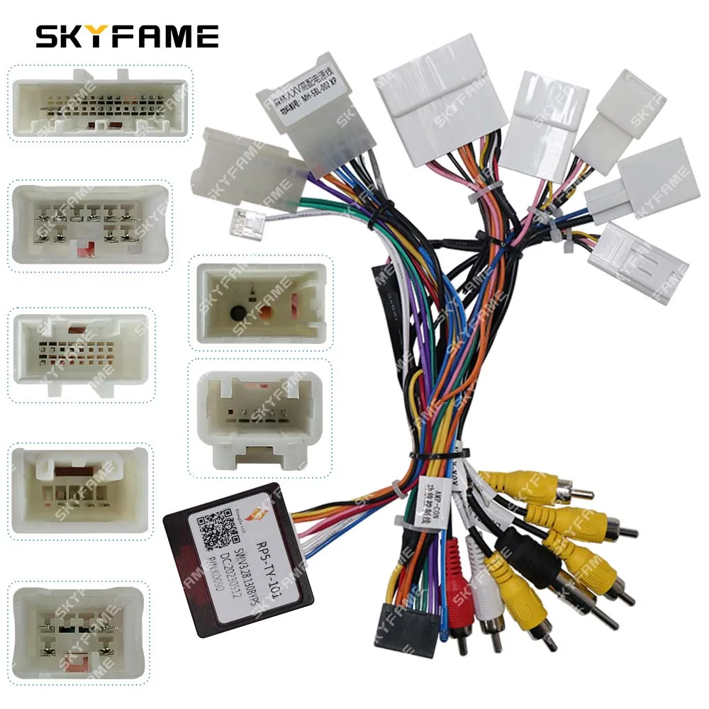 16-контактный автомобильный адаптер жгута проводки SKYFAME Canbus Box Decoder кабель питания Android для Subaru Forester XV WRX Levorg 16-контактный автомобильный адаптер жгута проводки SKYFAME Canbus Box Decoder кабель питания Android для Subaru Forester XV WRX Levorg