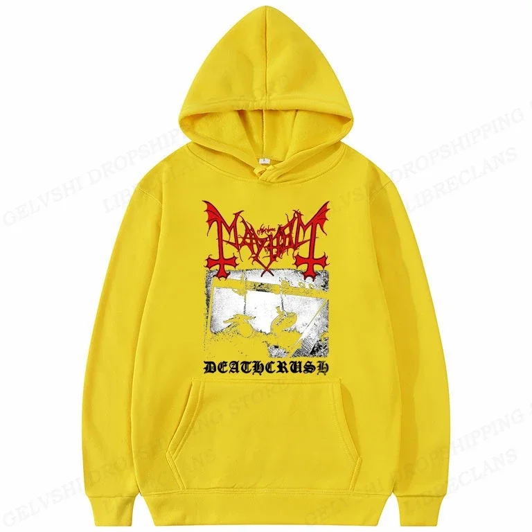 Толстовка Rapper Mayhem Deathrush Мужская модная толстовка уличный пуловер с капюшоном в