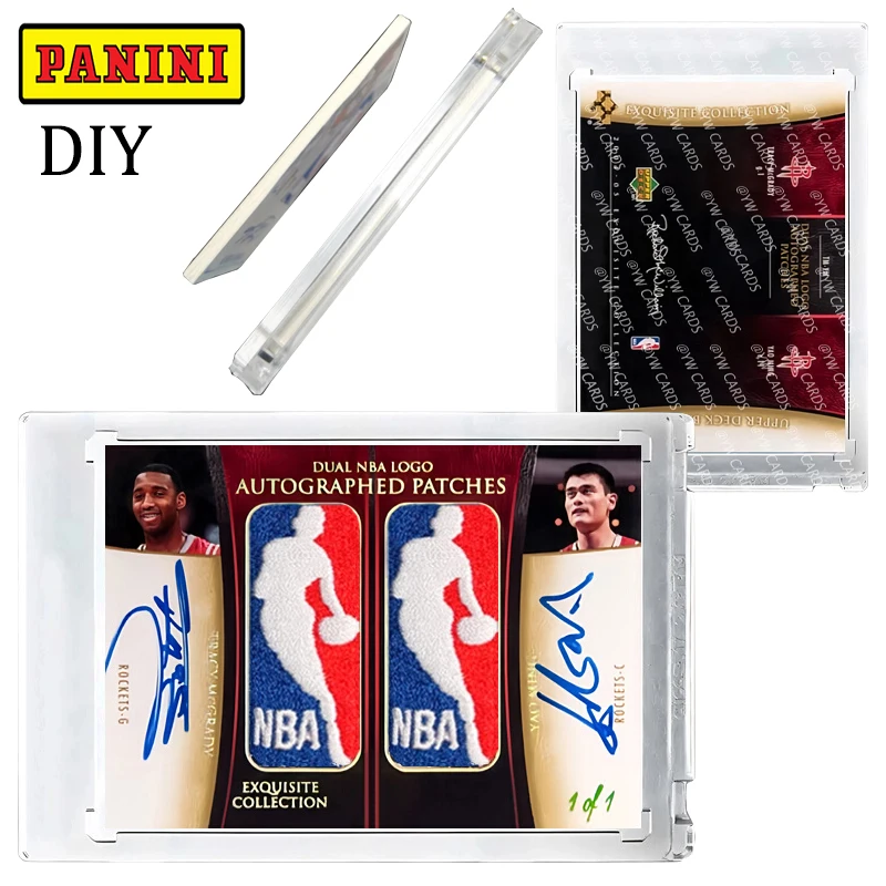 Panini самодельные Звездные карты Yaoming Mcgrady Logoman Подпись коллекционные подарки на