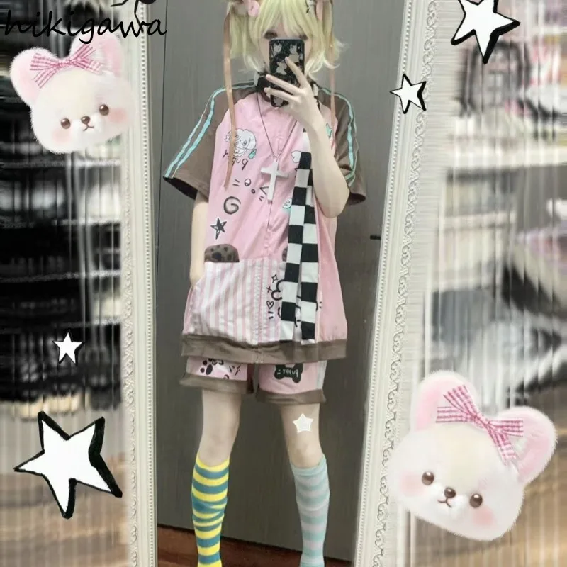 Комплект из двух предметов для женщин модный топ на молнии с воротником-стойкой и