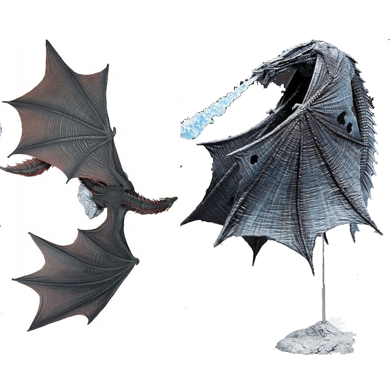 

Game of Thrones Frost Wyrm Viserion Black Dragon Movable Action Figure Model Toys Gift For Friends Bookshelf Decoration