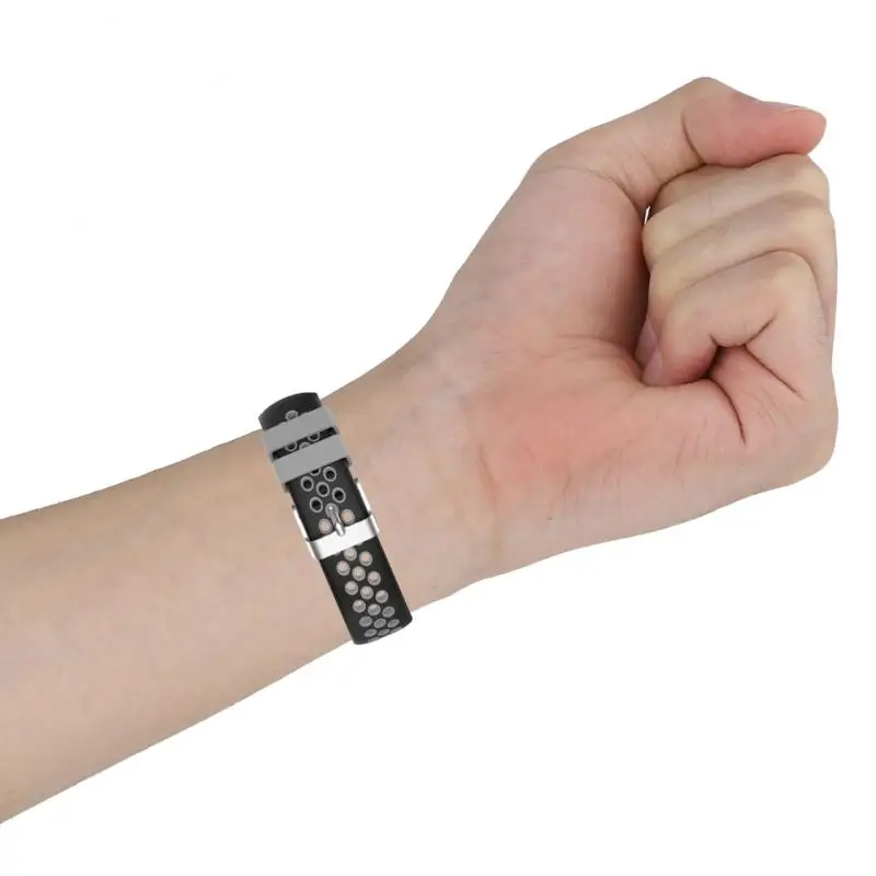 

Unisex Two-color Watch Strap Silicone Sport Strap Replacement Watchband For Willful Sw021 Id205 Watch Smart Accessories 19mm