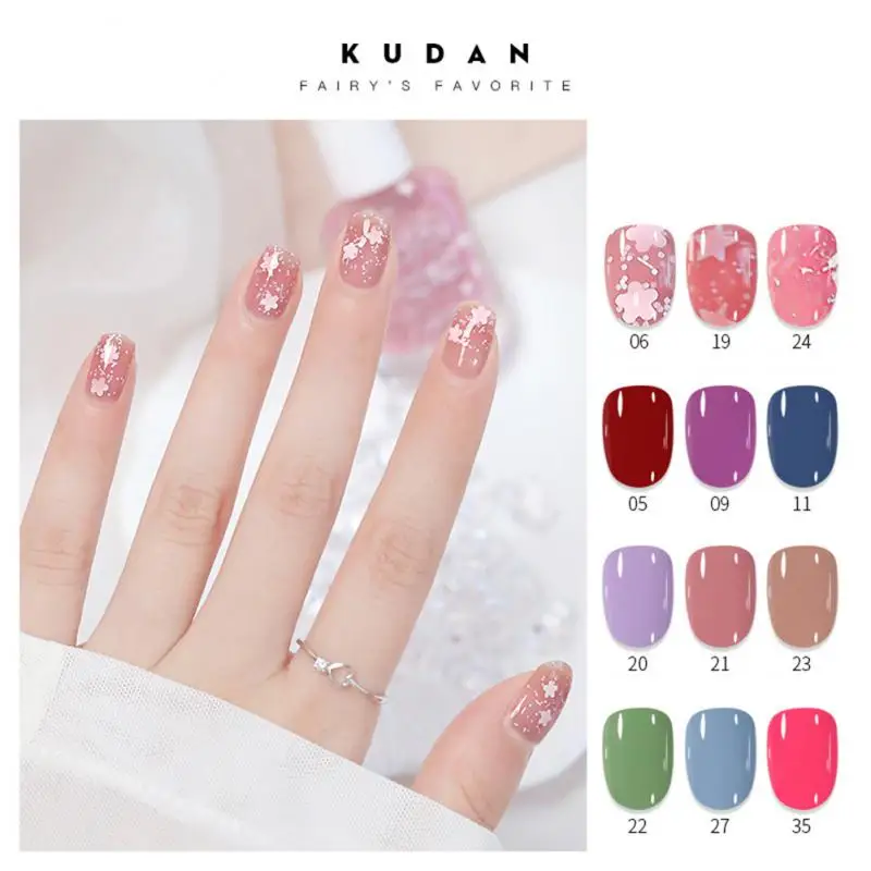 

10ml Water-based Nail Polish No Baking Long Lasting Tearable Quick-drying Without Lamp Nail Polish 40 Color Peelable Nail Polish