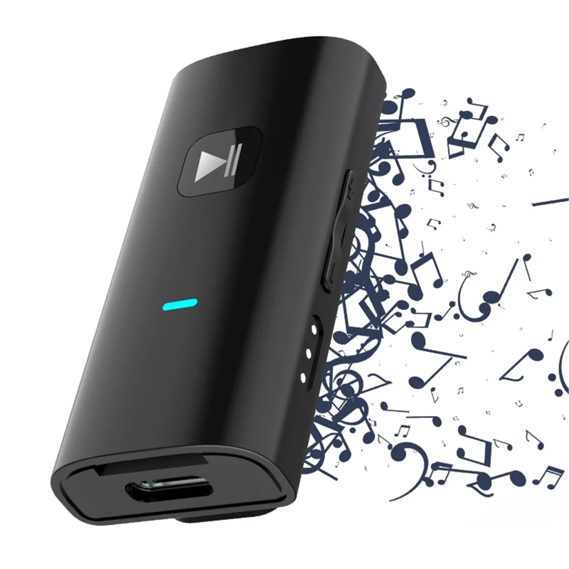 

Беспроводной петличный приемник BT5.0, 2-в-1, Bluetooth, TF передатчик E8BE