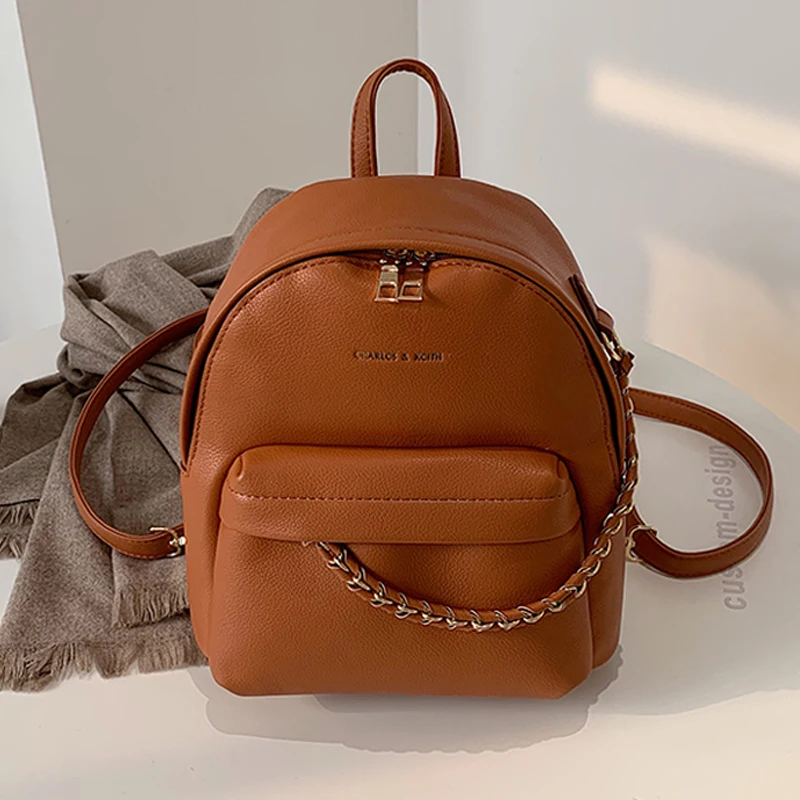 

Весна 2022, Лидер продаж, высококачественный модный рюкзак высокого качества, Дамский ретро-рюкзак из искусственной кожи, вместительный рюкз...