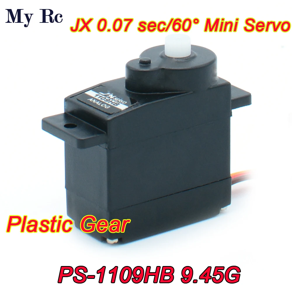 JX Servo PS-1109HB 0.07sec/60 ° аналоговый мини-сервопривод с пластиковой шестерней