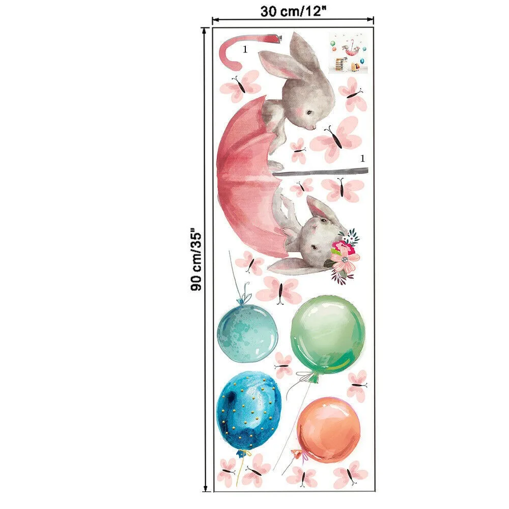 

Useful Bedroom Kids Room Nursery Playroom Wall Stickers Decals Animals