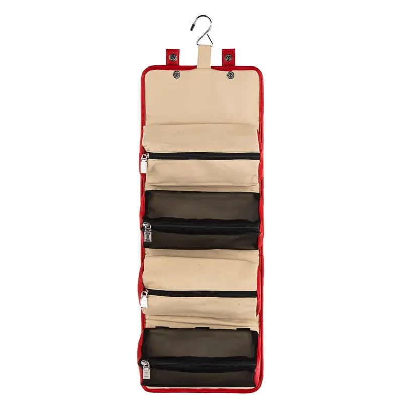 Stowaway Portable Leatherette Compact Traveling Essentials Carrying Organizer Kit