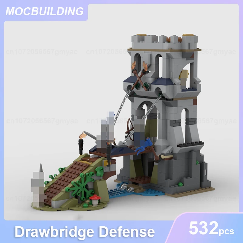 

31120 Drawbridge ​Defense Remake Model MOC Building Blocks DIY Assemble Bricks Castle Architecture Display Kid Toys Gifts 532PCS