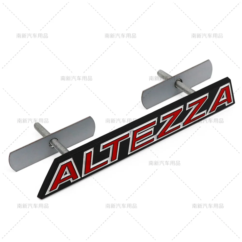 Фото Эмблема-наклейка ALTEZZA для передней решетки радиатора, подходит для Toyota, 3D-логотип, аксессуары для стайлинга и модификации. №2