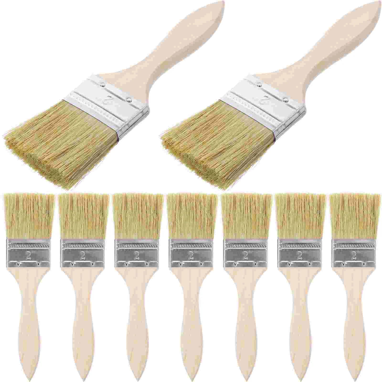 

Paint Brushes Durable Wooden Handle Bristle Premium Painting Tool Brush for Furniture Home Wall Painting