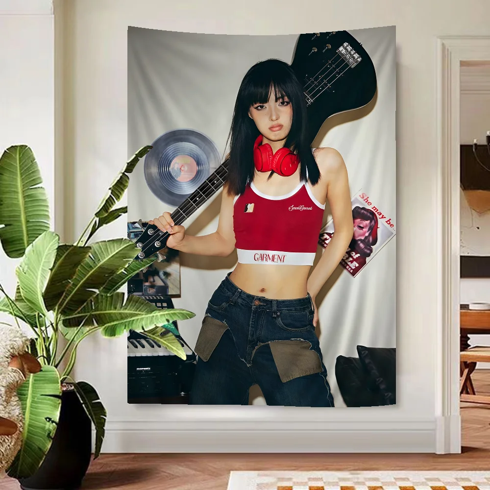 Kpop N-Newjeans Hippie Wall Hanging Tapestries Bohemian Mandala INS Home Decor