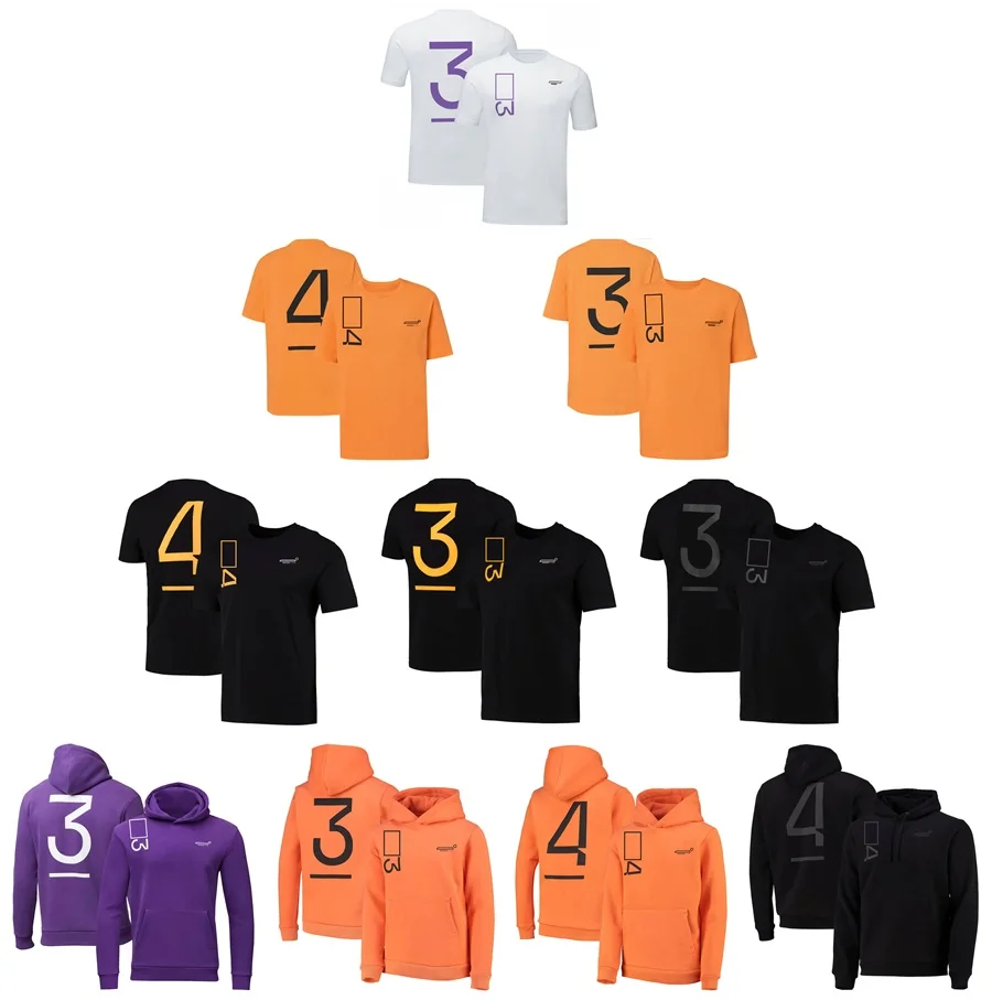

F1 2022 New Season Team T-shirt Formula 1 Racer Breathable T-shirts f1 Racing Fans Short Sleeve Car Logo Jersey Plus Size Custom