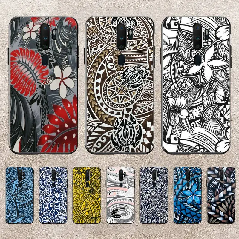 

Maori Polynesian Samoan Tribal Phone Case For Redmi 9A 8A 6A Note 9 8 10 11S 8T Pro K20 K30 K40 Pro PocoF3 Note11 5G Case