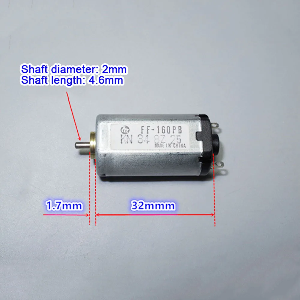 Мини-Мотор MABUCHI, 1,5 В, 3 в, 6 в, 22000 об/мин, высокая скорость, большой крутящий момент