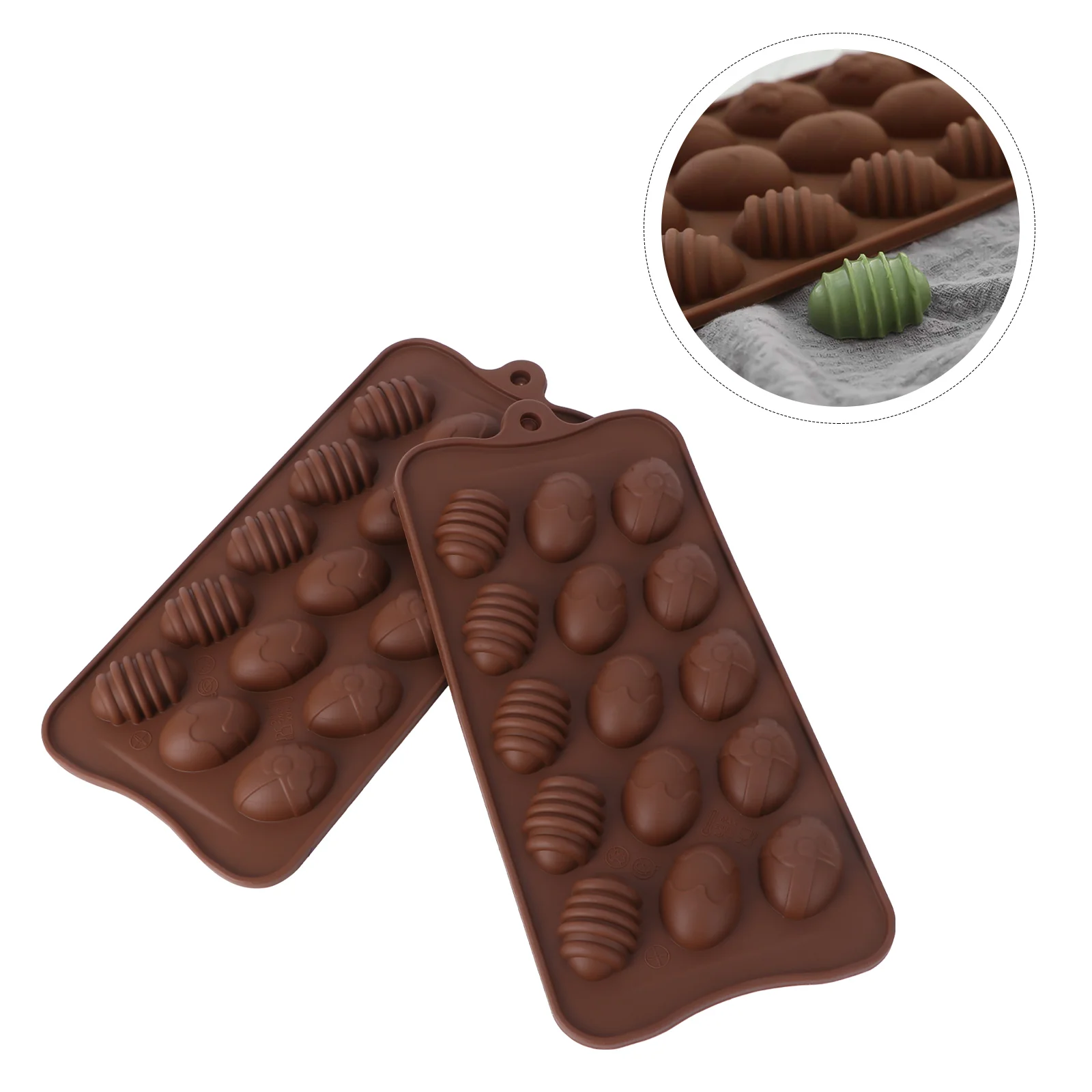 

Silicone Molds Chocolate Easter Baking Gummy Cookie Bunny Soap Making Fondant Egg Candy Themed Ice