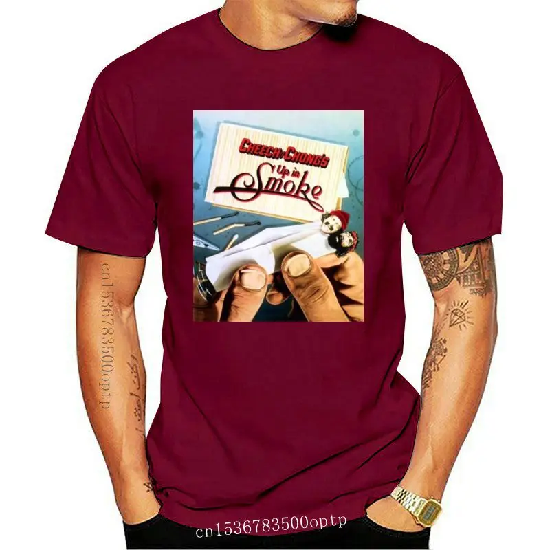 

Camiseta negra de Cheech And Chong Up In Smoke 2 para hombre, ropa de calle informal, talla S, M, L, Xl, Xxl, Xxxl, nueva