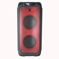 oem speaker from factory directly with tws aux and mic for party and home with stereo sound dual 8 iinc 120w party speakers