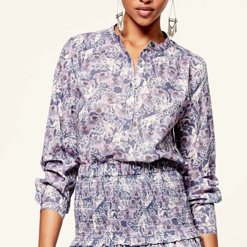 

Lassic Shirt Women's Spring And Summer Long Sleeve Cotton White Loose Fit Silhouette Versatile Blouse