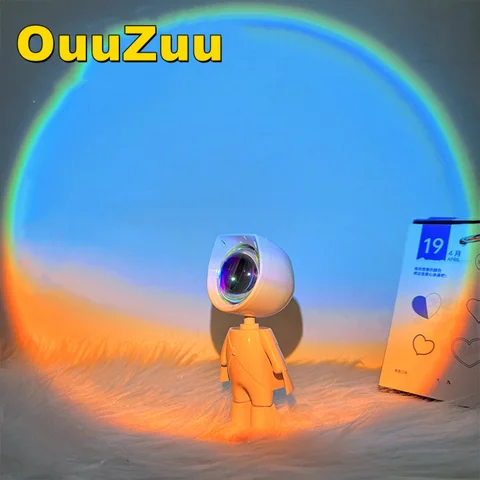 Ночник OuuZuu с проекцией робота