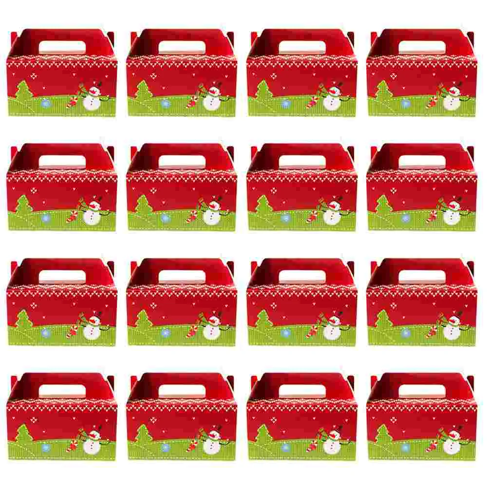 

Christmas Boxes Cupcake Containers Cakewindow Bakery Holders Cookie Desserttreat Gift Paper