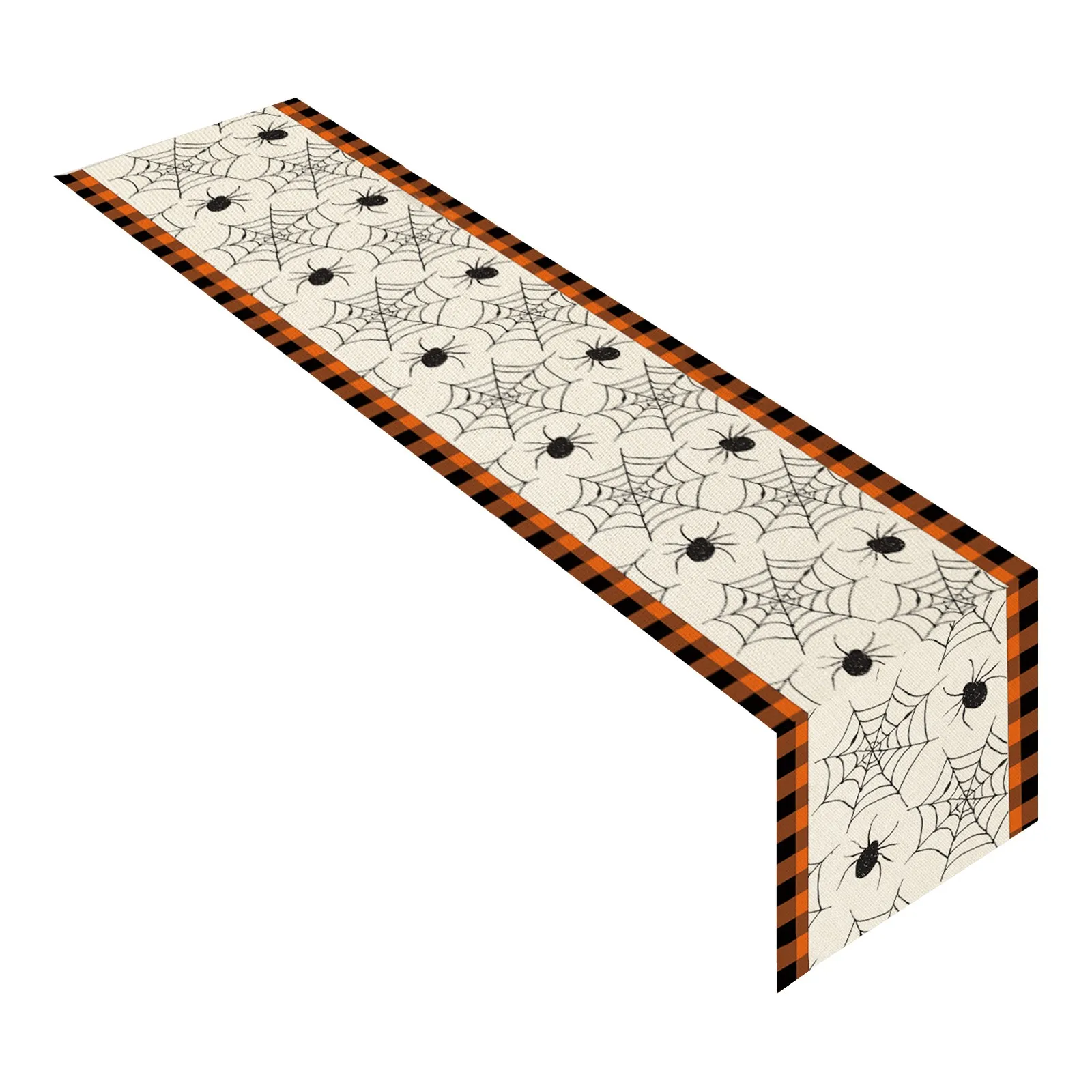 30x180 см Хэллоуин тыква клетчатый стол флаг Настольная дорожка для искусственного