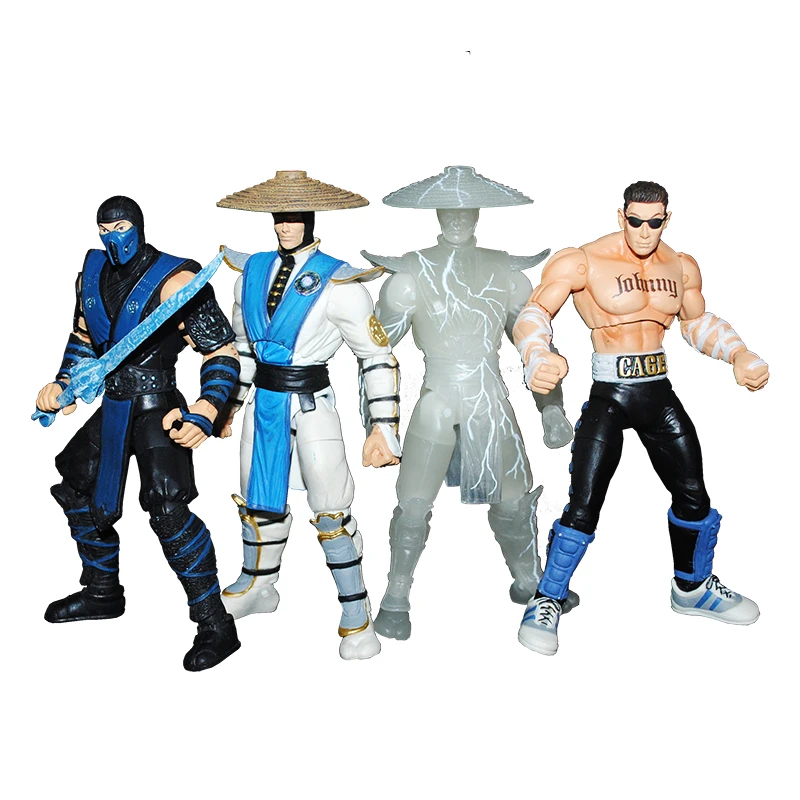 

Action Figure Mortal Kombat Sub-Zero Raiden Luminous Johnny Cage Joints Movable Model Ornament Children Toys