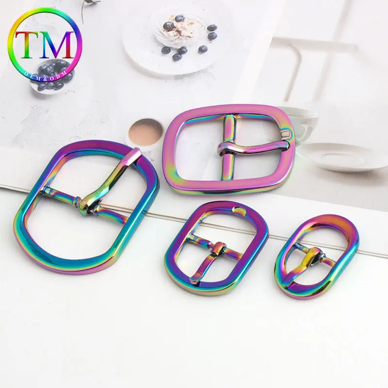 10-50Pcs 6Colors Adjustment Strap Belt Metal Pin Buckle Bag Straps Webbing Strap Clasp Diy Sew Hardware Accessories