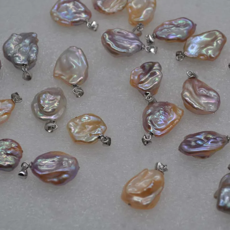 Оптовая продажа 10 шт. подвески из натурального барочного жемчуга s925 | Украшения и