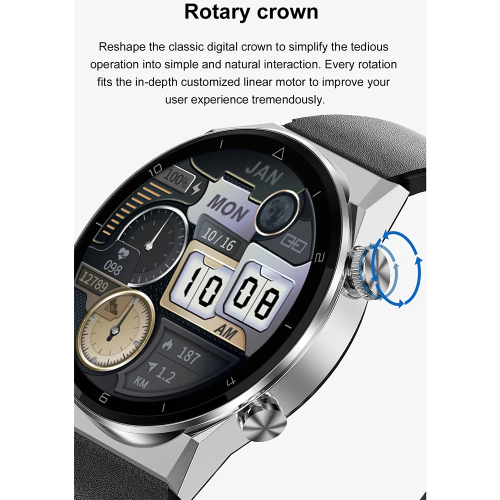 Умные часы DT3 Pro Max для мужчин и женщин умные с HD экраном 1 45 дюйма NFC наручные Bluetooth