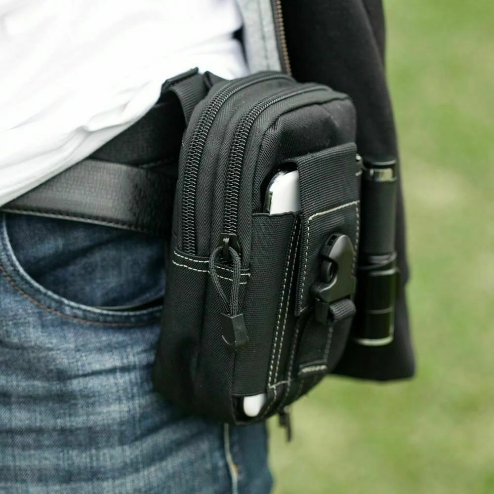 

Tactical Molle Holster Universal Holster Military Waist Bag Waist Pack Waist Bag Pouch Wallet Phone Case Travel Multi-purpose