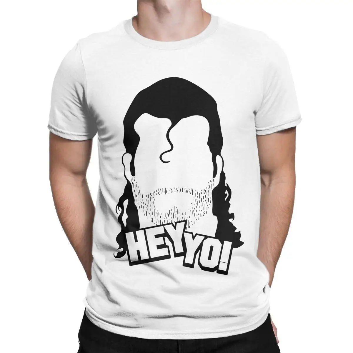 

Men Hey Yo Razor Ramon The Bad Guy T Shirts Pure Cotton Clothing Hipster Short Sleeve Crewneck Tee Shirt Summer T-Shirt
