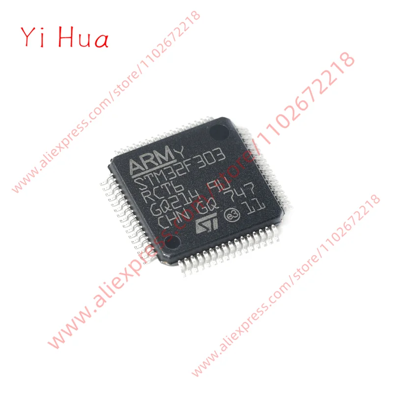 

1PCS New Original LQFP-64 STM32F303RCT6 32-bit Microcontroller