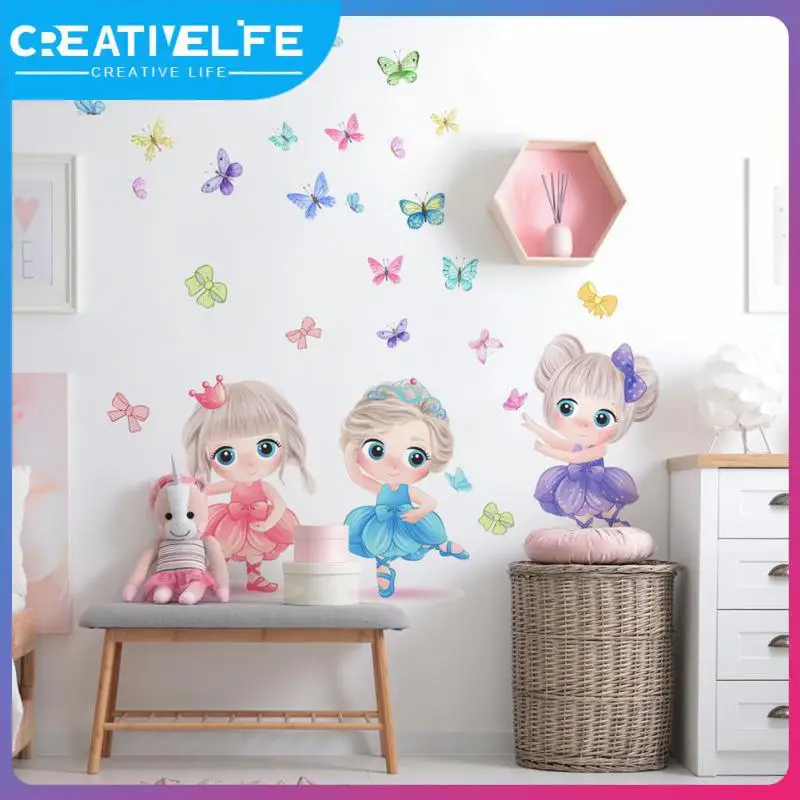 

Waterproof Cartoon Wall Sticker Mildew-proof Wall Decals Room Interior Environmental Protection Smooth Surface Detachable