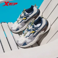 xtep mens casual shoes mens shoes sports shoes mens mesh breathable daddy shoes mens sneaker 880319325967