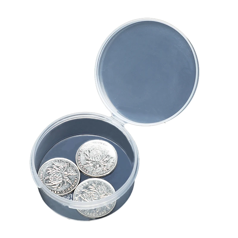 

Round Plastic Tool Case Parts Accessory Organize Storage Screw Sample Transparent Box Y625