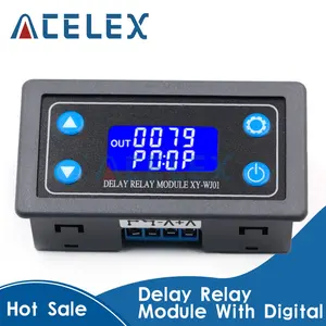 DC12V LED Digital Time Delay Relay Module Programmable Timer Relay Control Switch Timing Trigger Cyc in India