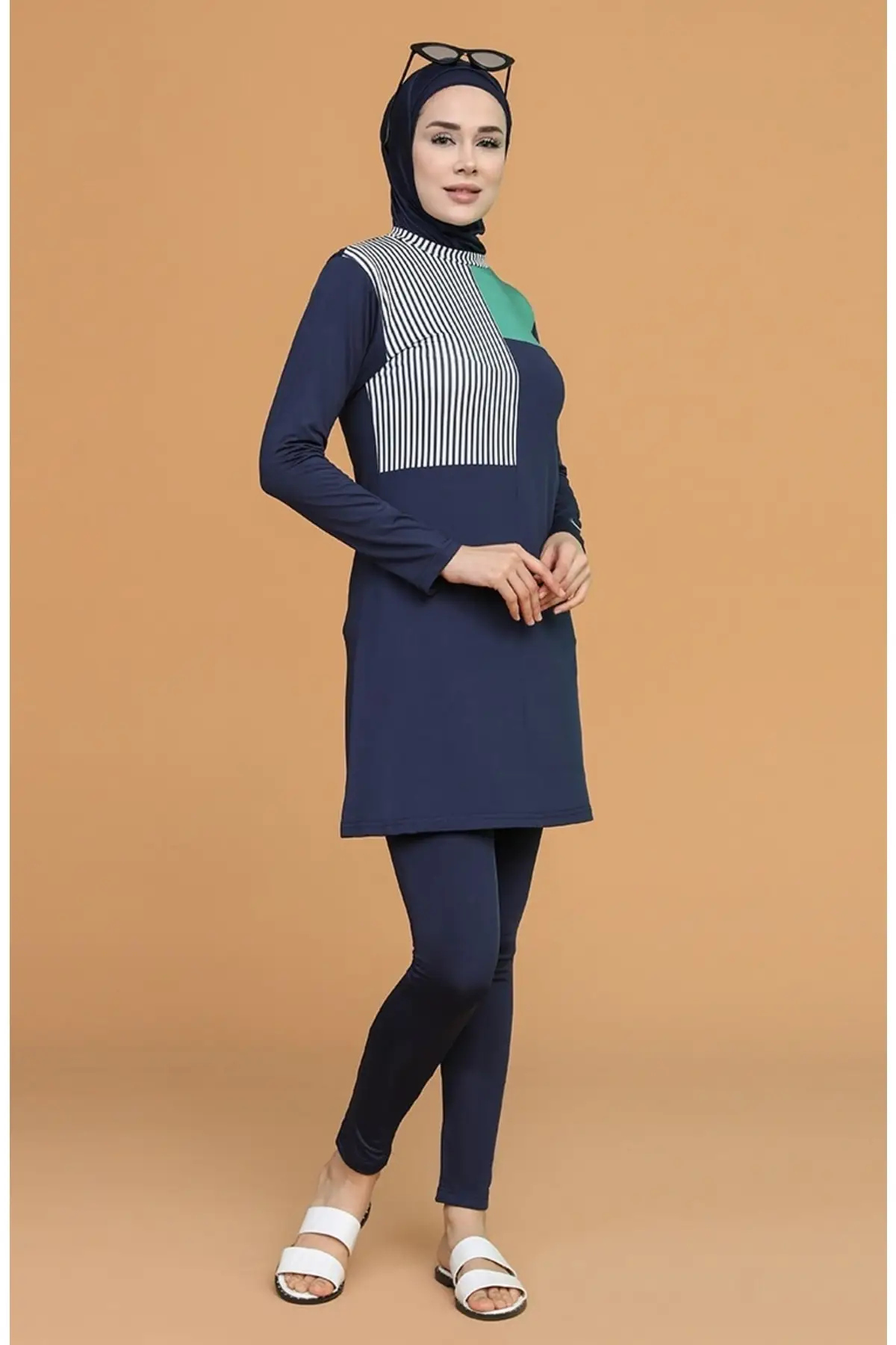 

New Burkinis Muslim Swimwear Modest Summer Clothing Long Sleeve Swimming Hijab Sport Islamic Swimsuit Bathing Suit Suit