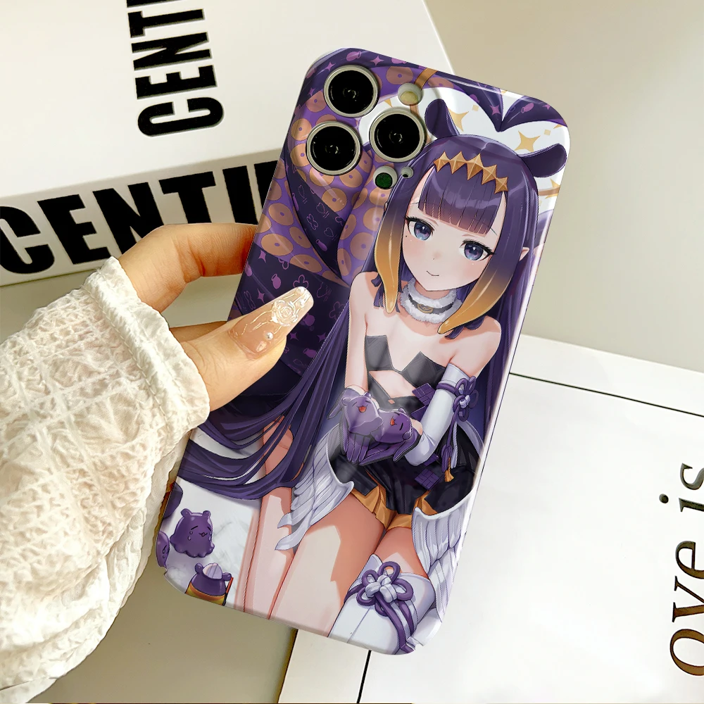Фото Певец музыка Ninomae Ina'nis аниме фанарт Чехол для телефона Samsung S 24 25 23 22 Ultra Plus A 04E 5G HD Hard Cover Film Shell №3