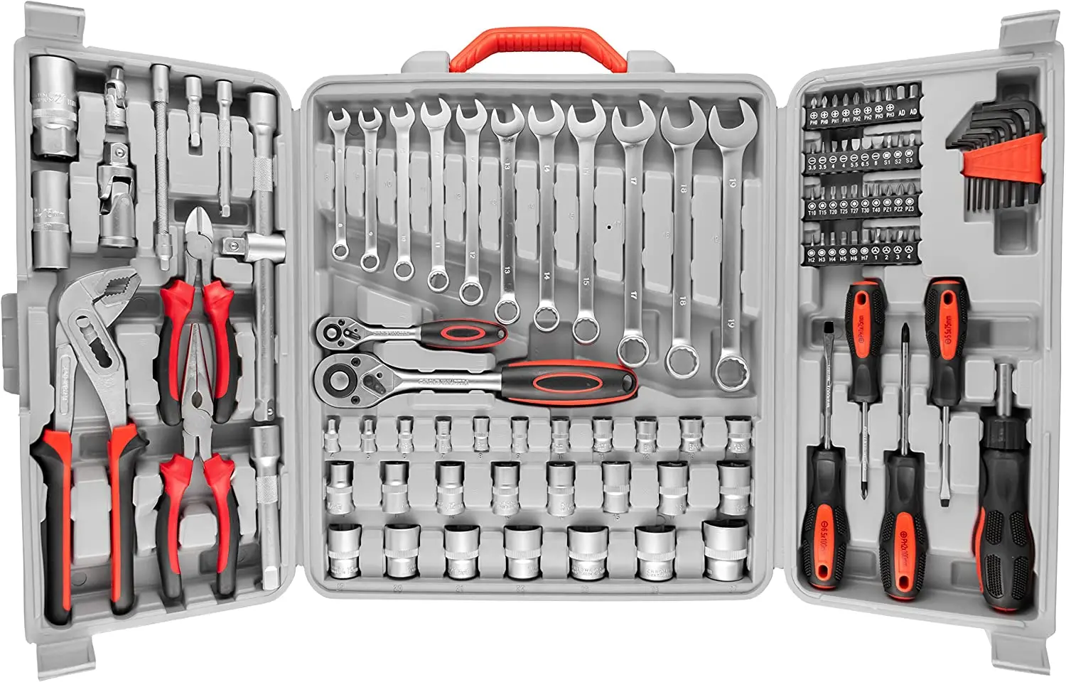 

Kit de emergência para veículos com 32 peças, , 9NU, Cinza