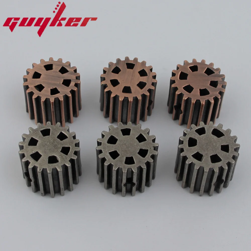 

High Grade Copper GUYKER Electric Guitar Bass Gear Knobs Dual Color Option