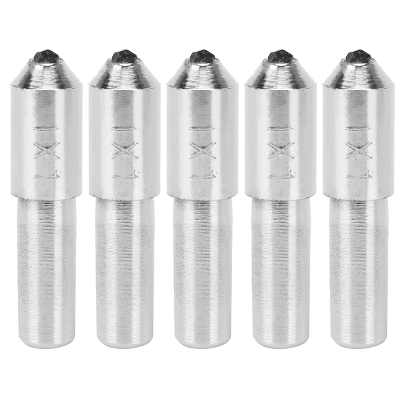 

5X 0.43 inch Diameter 1.25 Ct Tapered Tip Diamond Dresser for Grinding Wheel