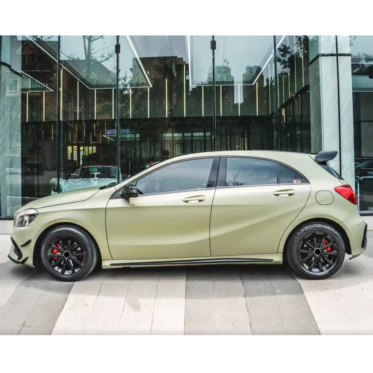 Обновление обвеса W176 до A45 AMG Style передние и задние бамперы обвес для Mercedes Benz A Class