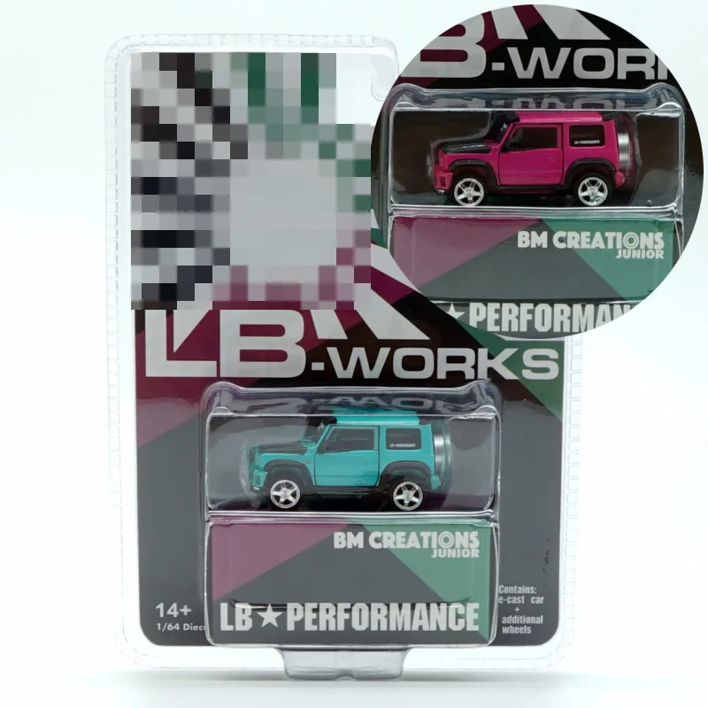 

BM Creations Hong Kong Comic Con 1:64 Car Model LBWK Suzuki Jimny Jimny Mini G Collection Gift Ornament Free Shipping
