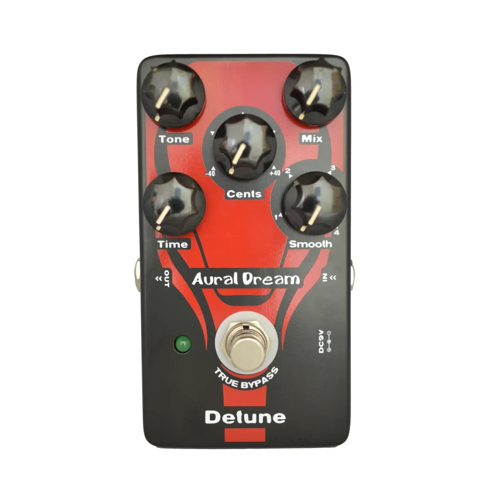 Aural Dream Detune Guitar Pedal 4 Cents 4 Reverse Modulation Harmony Pitchshift Shimmer Chorus Delay Octave Mod Double Effect