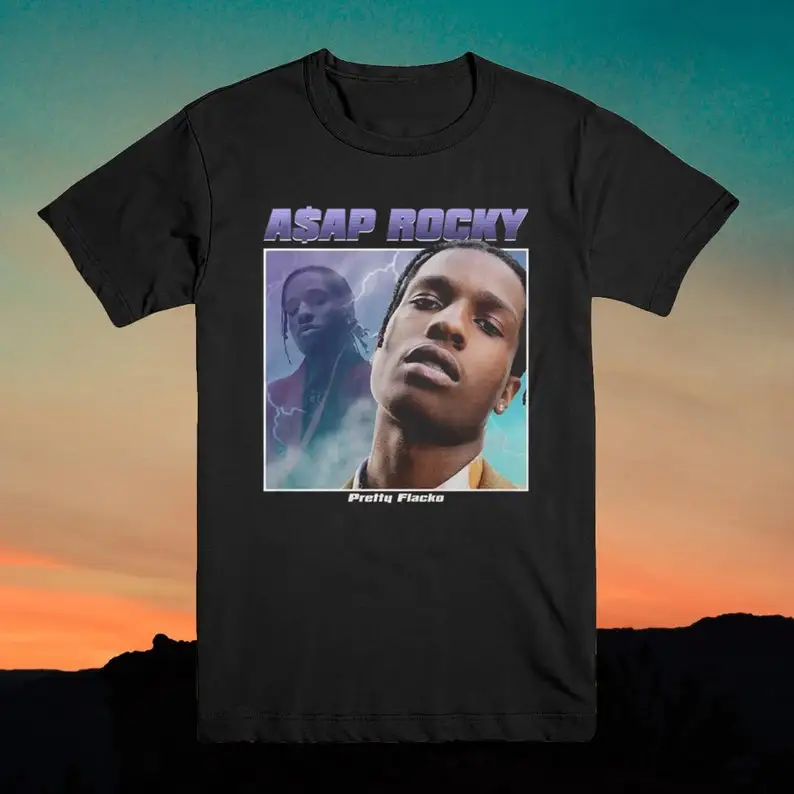 

Asap Rocky Vintage T Shirt 90S Inspired DESIGN THROWBACK Classic T-Shirt Throwback Retro