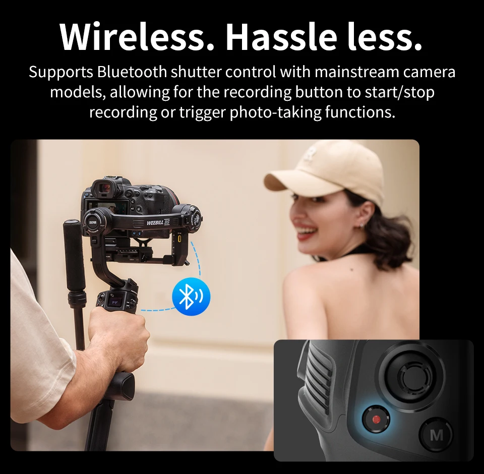 Стабилизатор-стедикам ZHIYUN Weebill 3S 3-осевой ручной для камер с подсветкой и Bluetooth-управлением для DSLR и беззеркальных камер (art.: 3920d94a09243) - 3920d94a09243