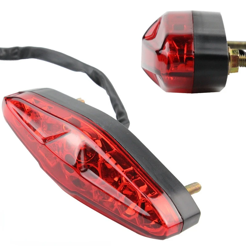 

Motorcycle LED Brake Light Refitting Equipment Accessories Driving Lamp Electric Scooter Tail Light License Plate Warning Lights