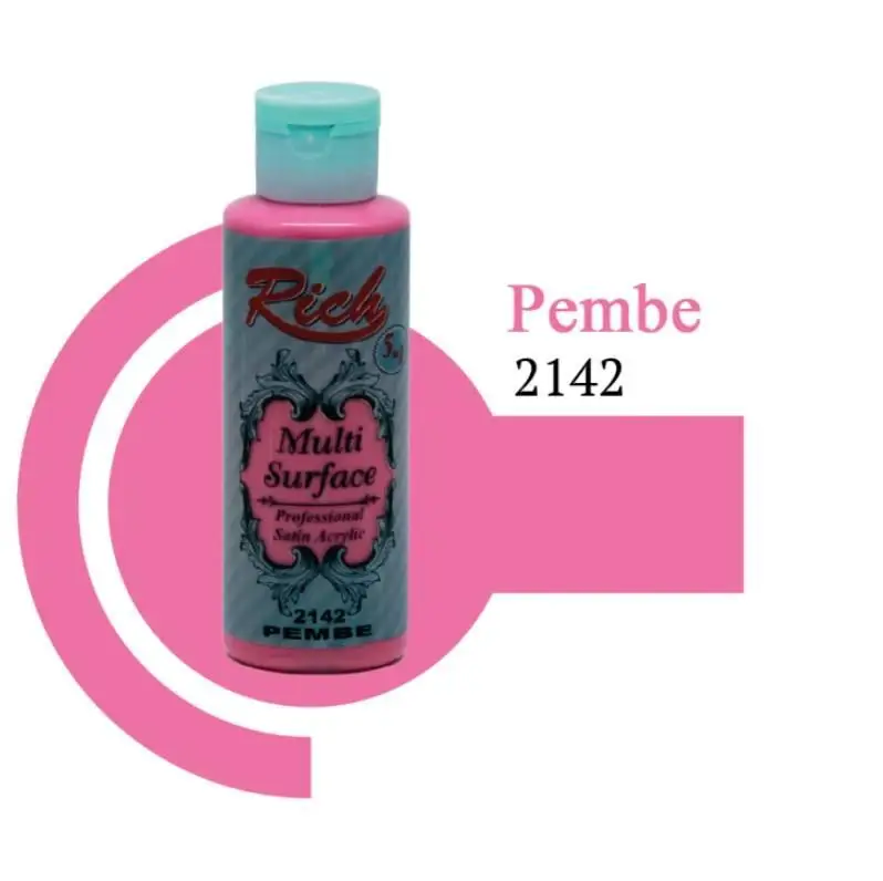 

Многослойная Розовая акриловая краска 120 cc 2142